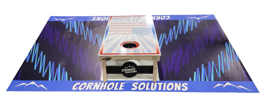 Custom Cornhole Pitching Mats (2 mats, 5'x8') Closeout - While Supplies Last!!!