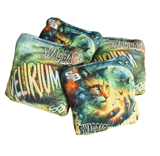 Delirium Mini Cornhole Bags (Cats in the Cradle)