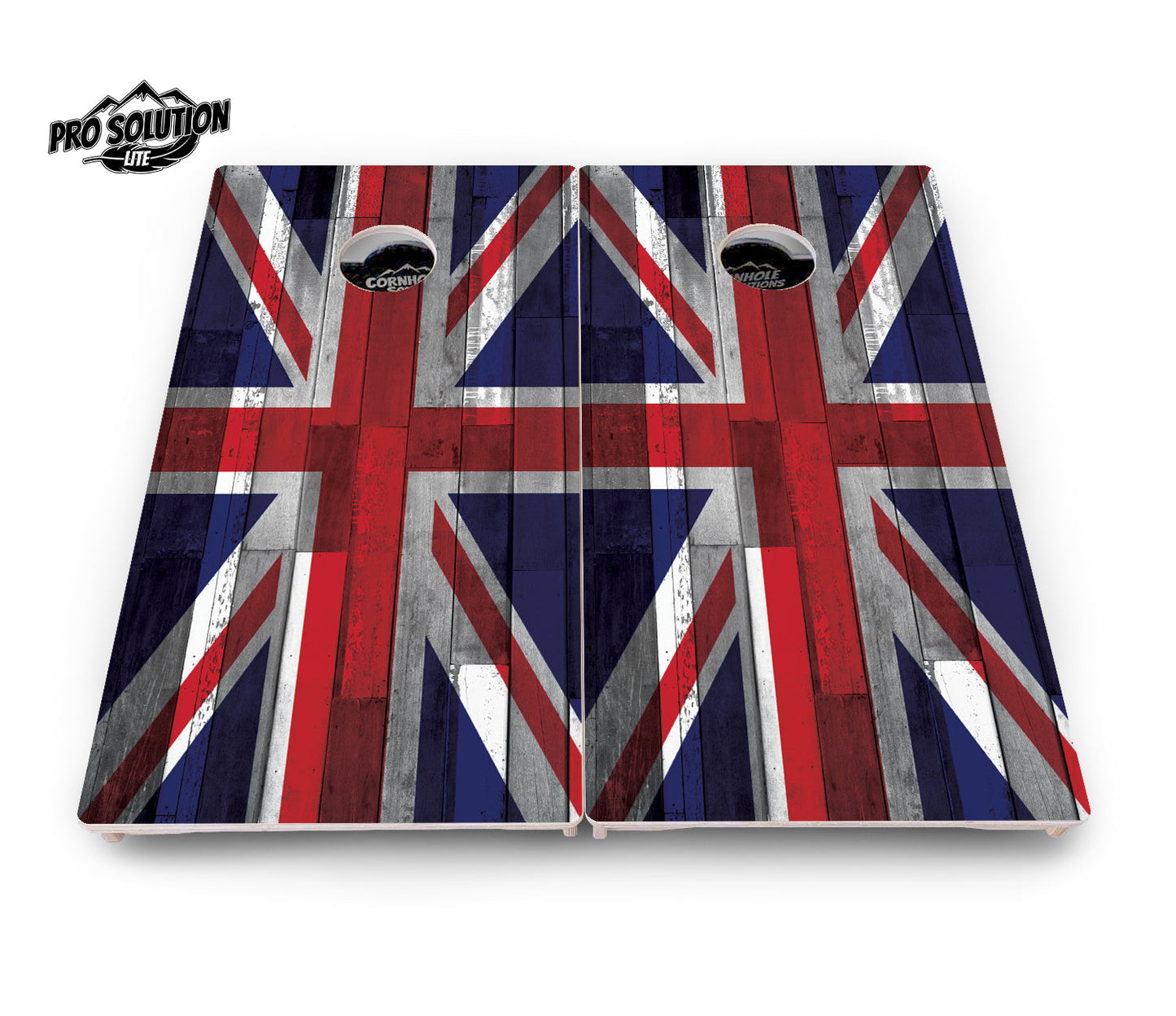 USA / Canada / Union Jack Plank Flag Cornhole Boards - Pro Solution Lite Series