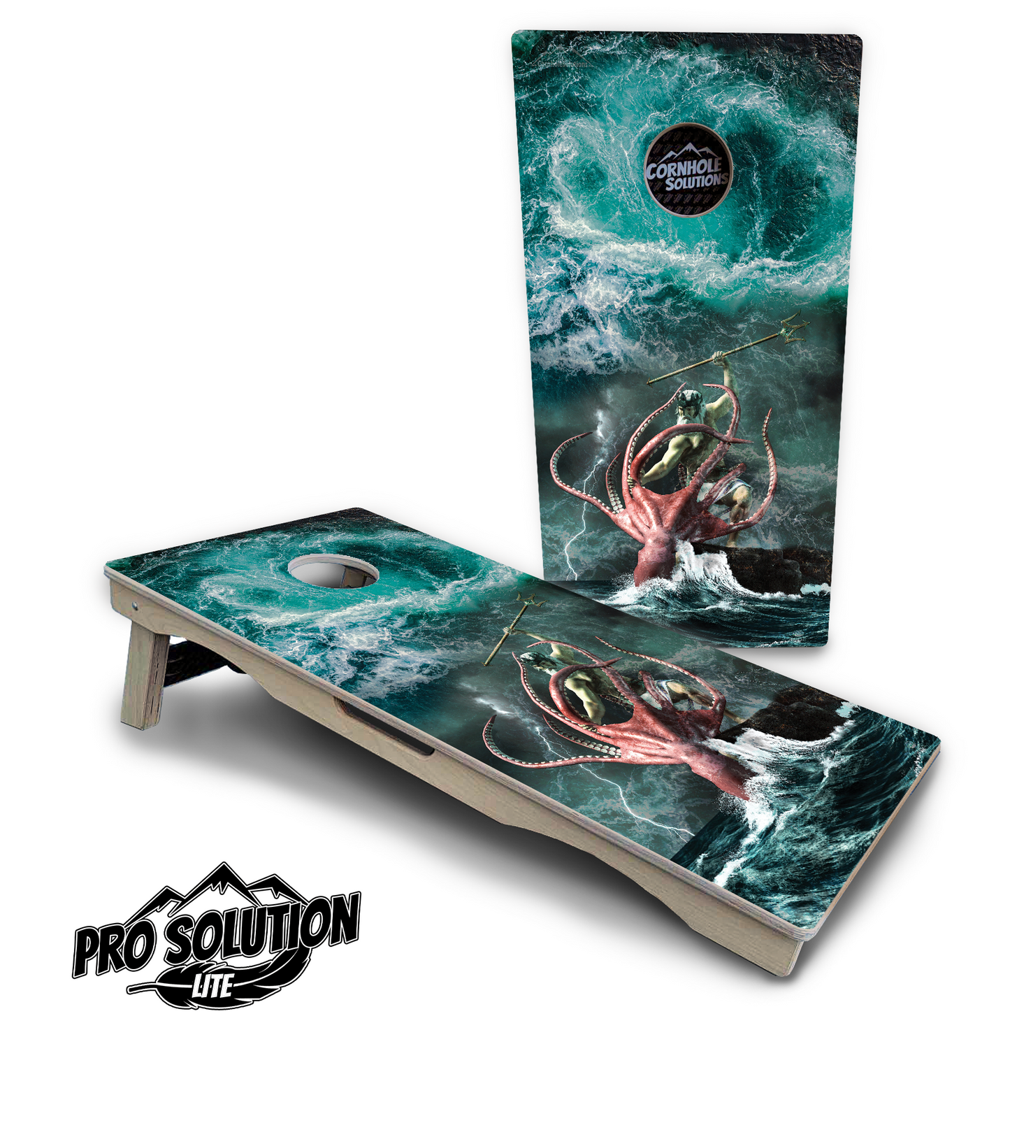 Greek Mythology Cornhole Boards - Pro Solution Lite Series