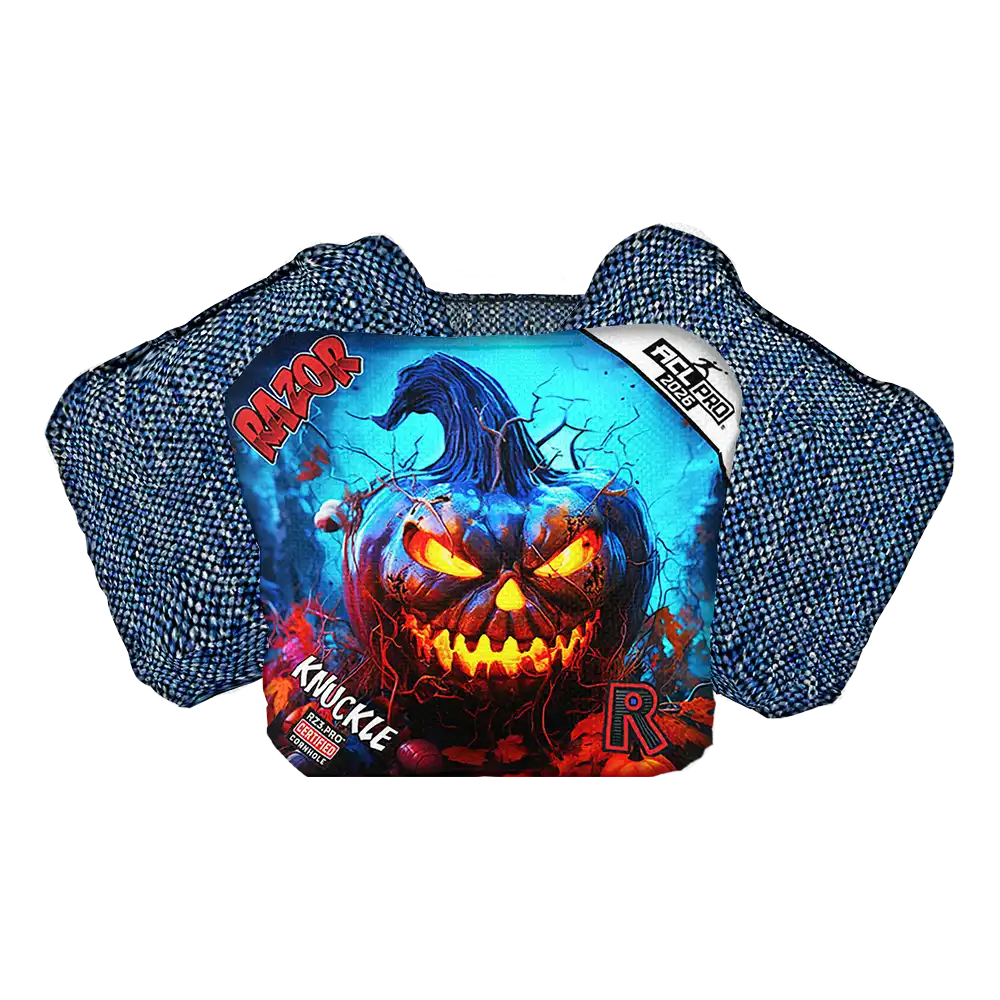 Knuckle | Pumpkin 1 | ACL PRO Razor Cornhole Bags