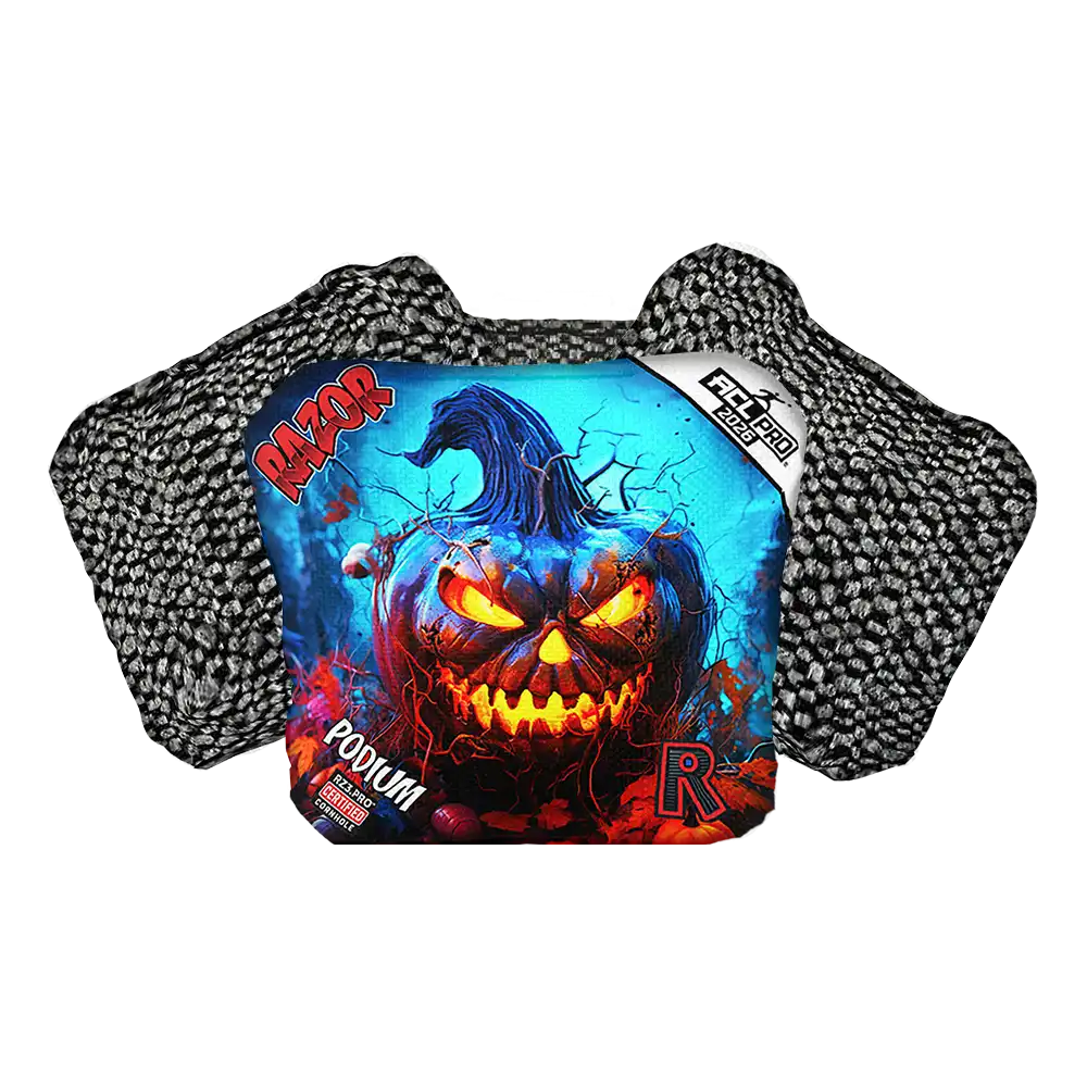 Podium | Pumpkin 1 | ACL PRO Razor Cornhole Bags