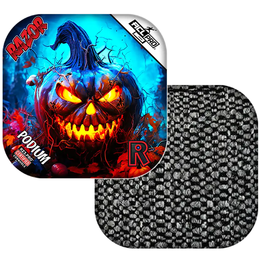 Podium | Pumpkin 1 | ACL PRO Razor Cornhole Bags