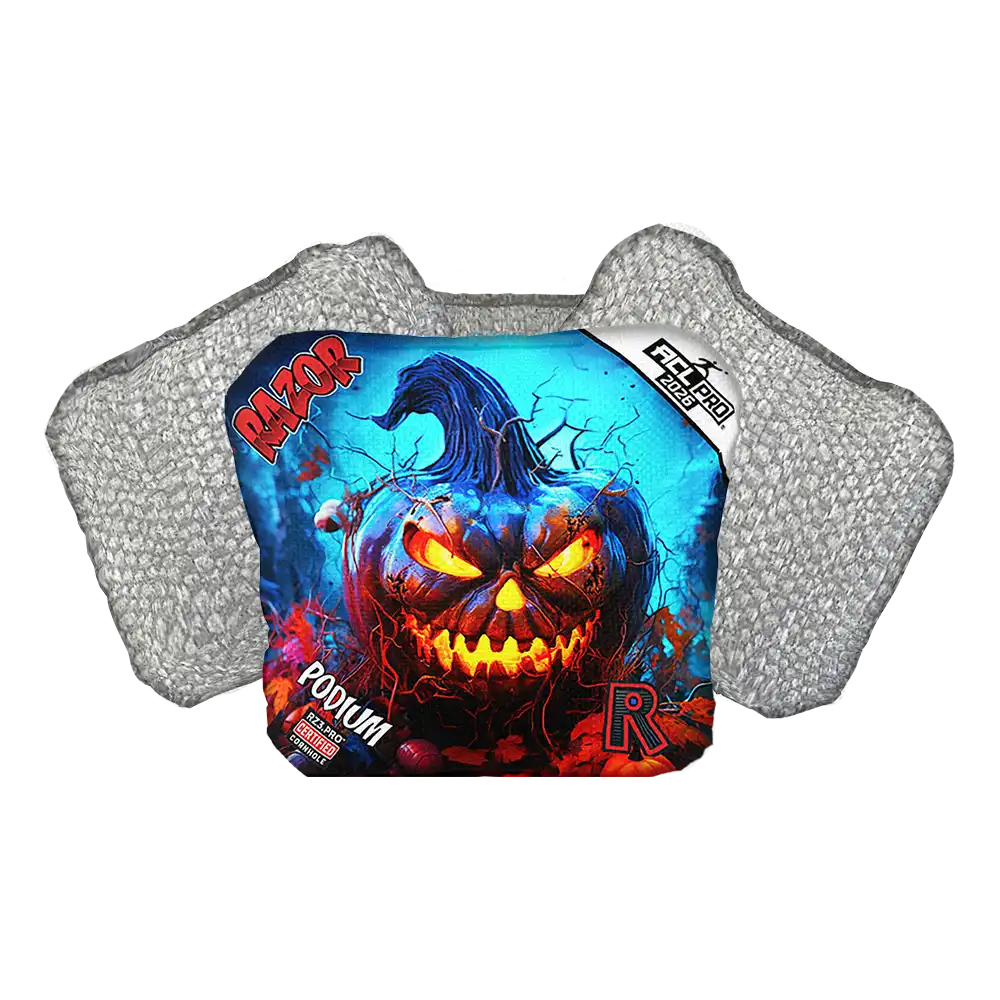 Podium | Pumpkin 1 | ACL PRO Razor Cornhole Bags