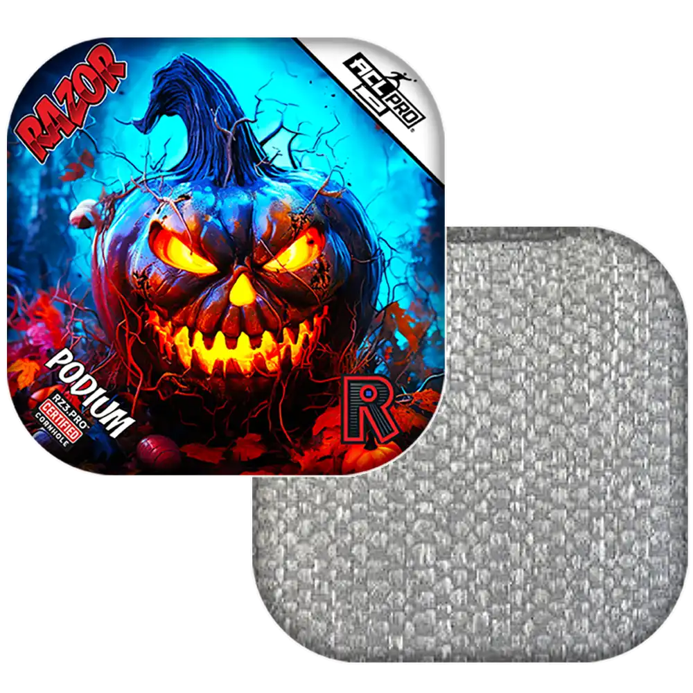 Podium | Pumpkin 1 | ACL PRO Razor Cornhole Bags