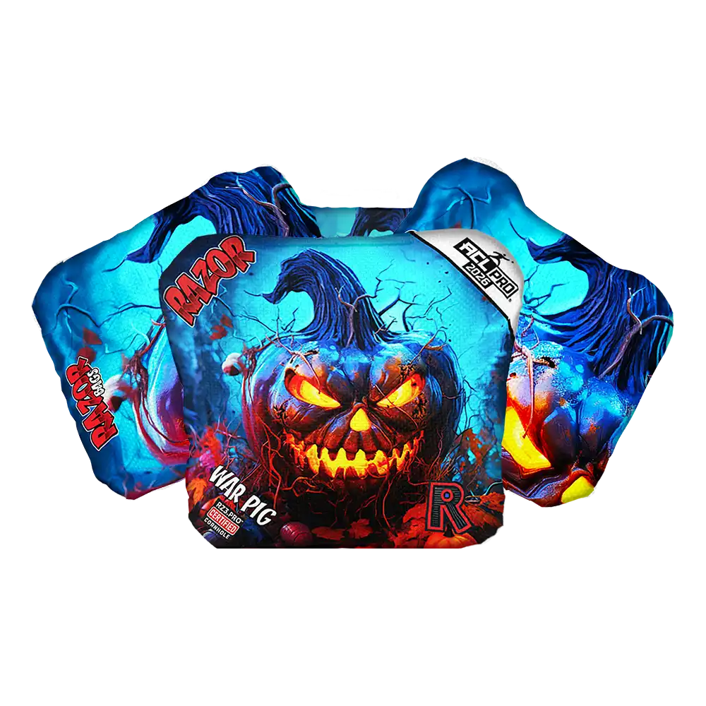 War Pig | Pumpkin 1 | ACL PRO Razor Cornhole Bags