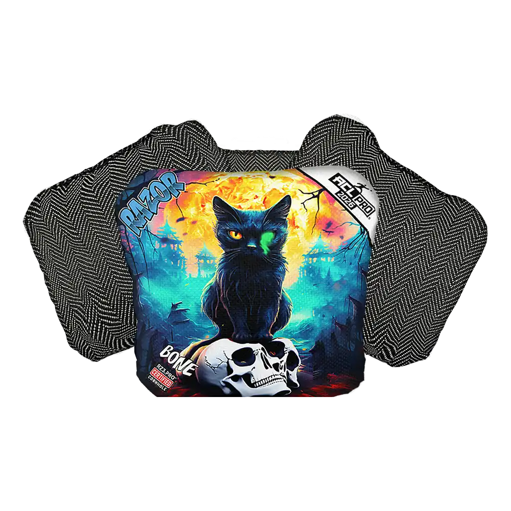 Bone | Purfect Storm | ACL PRO Razor Cornhole Bags