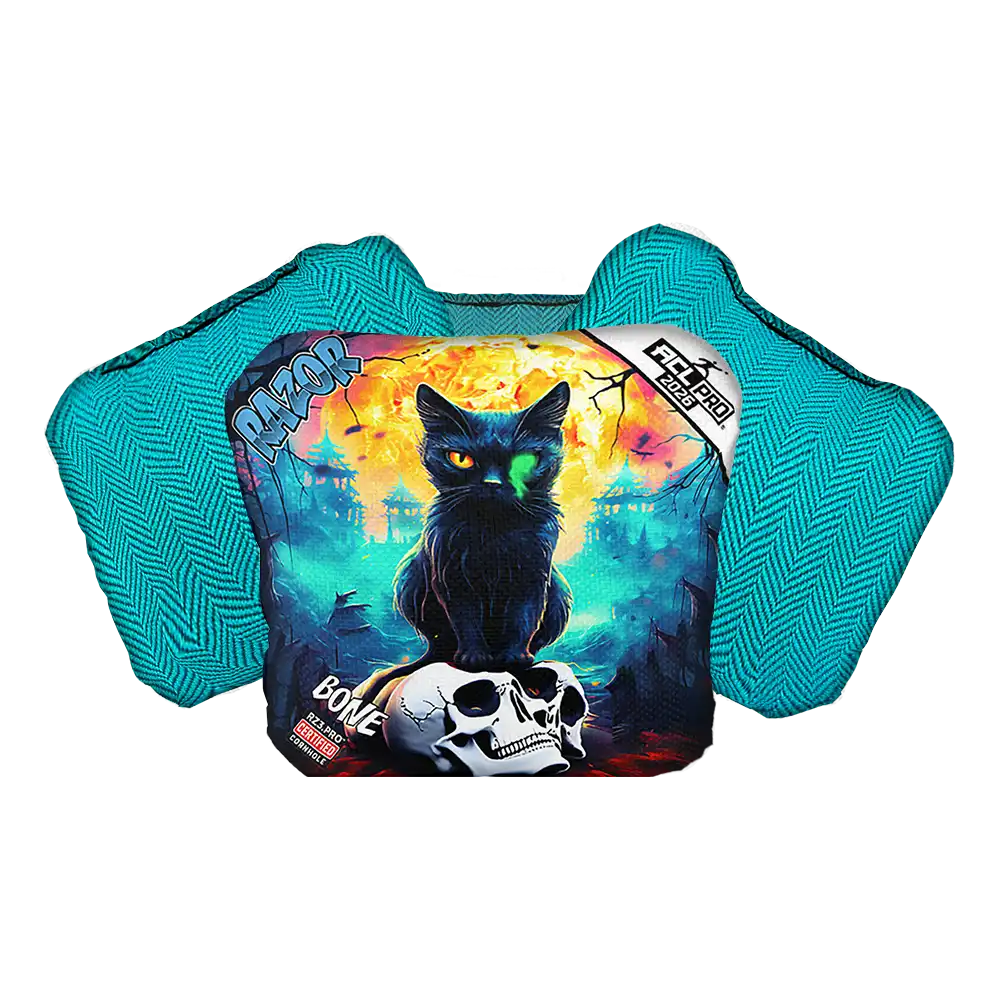Bone | Purfect Storm | ACL PRO Razor Cornhole Bags