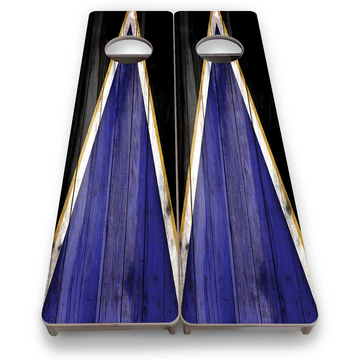 Training Skinny Boards - Sports Theme - Purple & Black