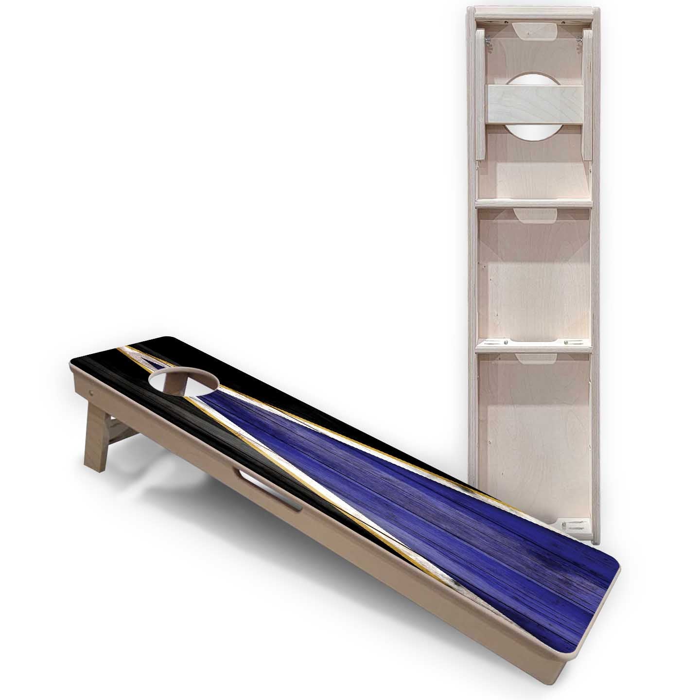 Training Skinny Boards - Sports Theme - Purple & Black