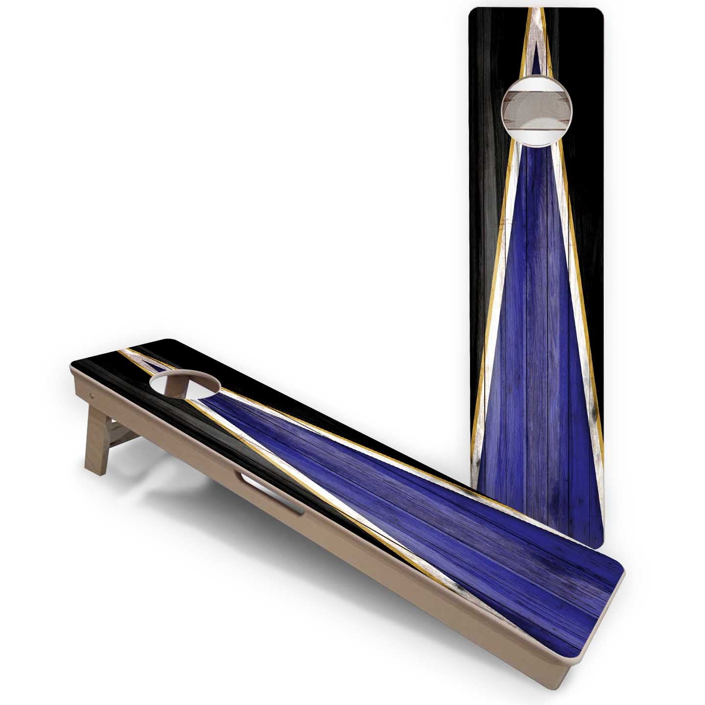 Training Skinny Boards - Sports Theme - Purple & Black