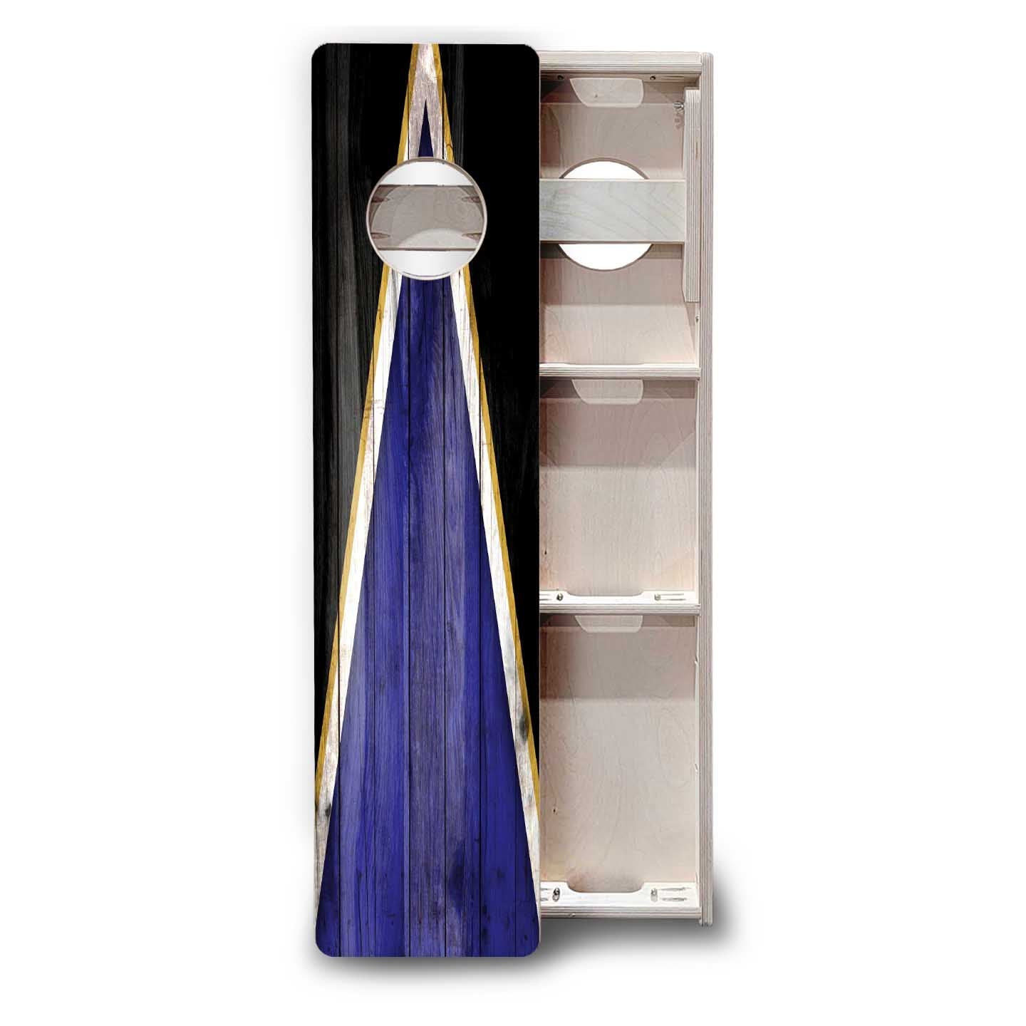 Training Skinny Boards - Sports Theme - Purple & Black