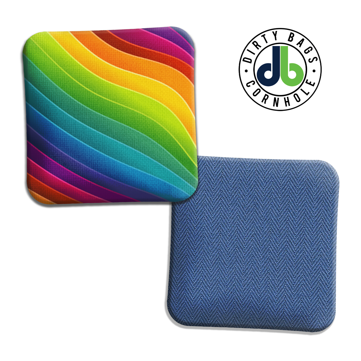 LT Cornhole Bags | Elektra | Rainbow