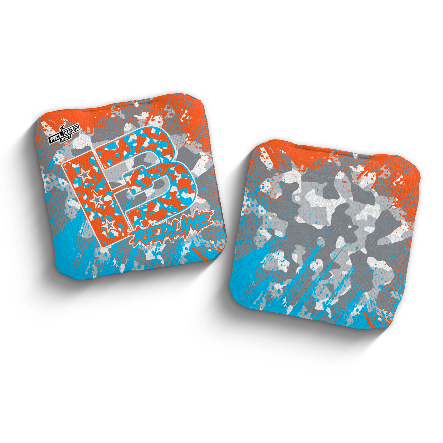 2027 Brotherhood Cornhole Redline Camo Edition ACL Comp Stamped Cornhole Bags