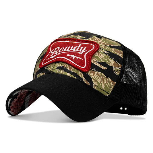 Rowdy Beer Logo Patch Original Ripstop Snapback Hat