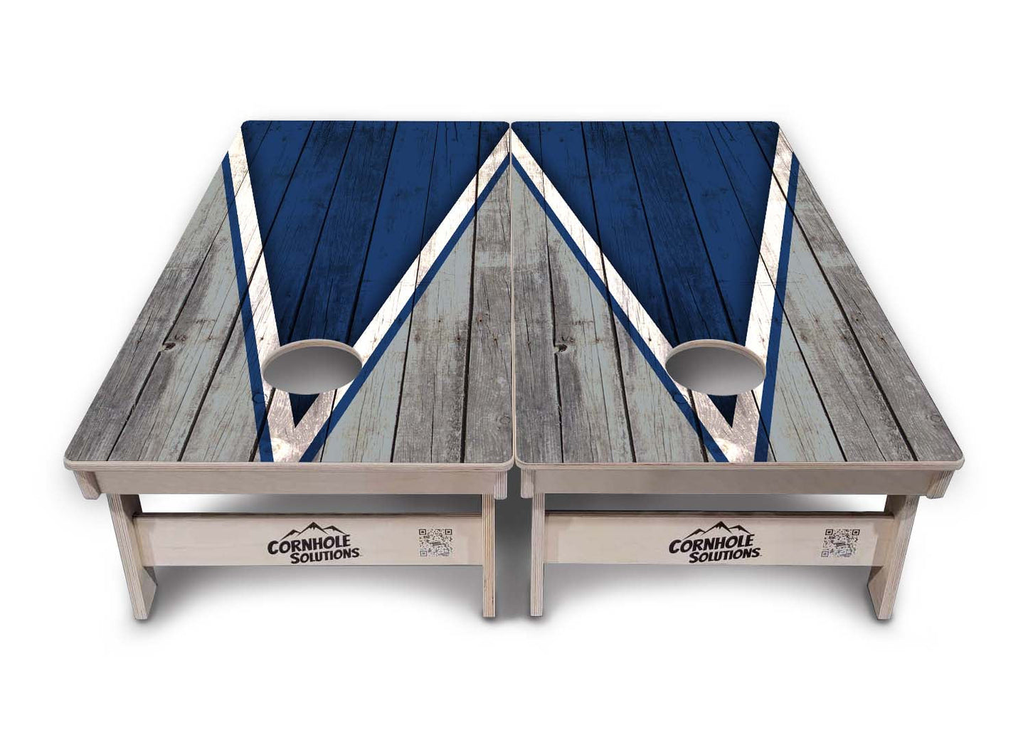 Team Color Triangle Cornhole Boards - Professional Tournament Series
