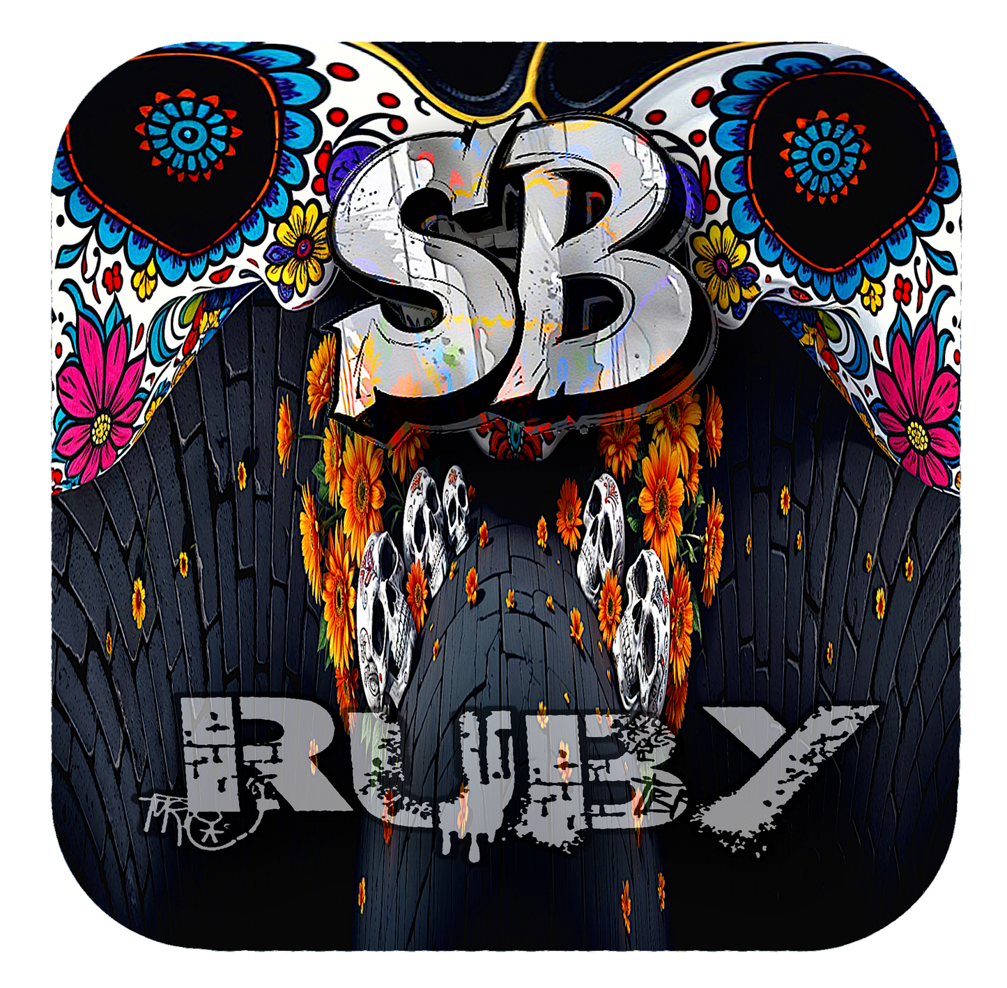 Sugar Skull - RUBY