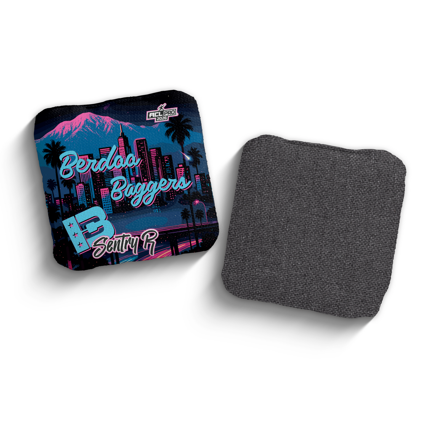 2026 Brotherhood Cornhole Sentry Berdoo Baggers Collaboration ACL Pro Stamped Cornhole Bags