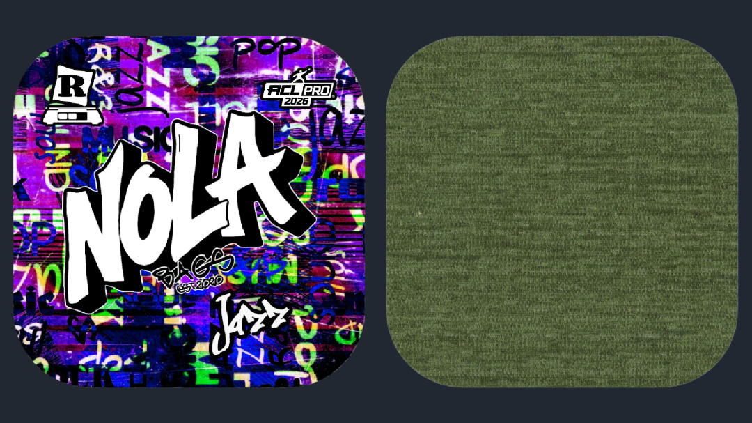 Nola Cornhole Bags - Jazz