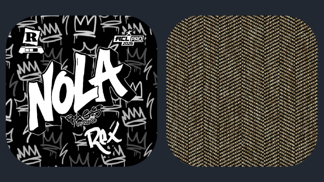 Nola Cornhole Bags - Rex – Dirty Bags Cornhole