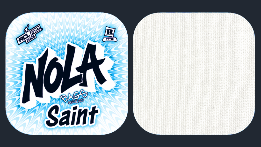 Nola Cornhole Bags - Saint