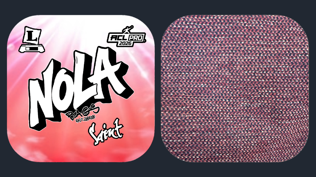 Nola Cornhole Bags - Saint