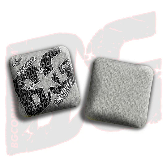 BG Cornhole Bags - Kingslayer - Silver Colormatch