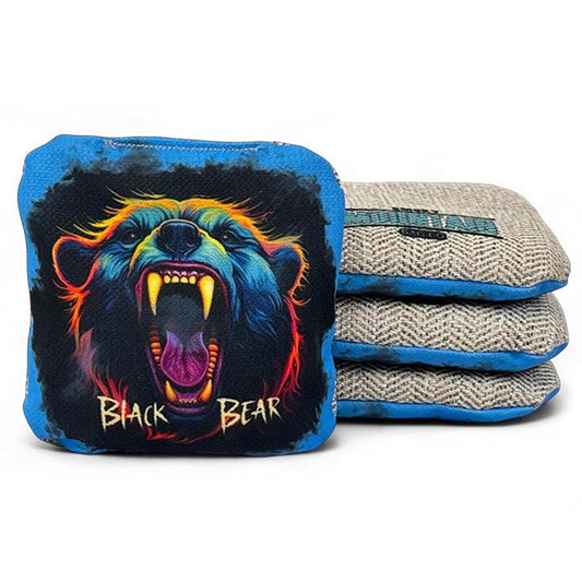 Smoky Mountain Bag Co – Pro Cornhole Bags – Set of 4 – Black Bear