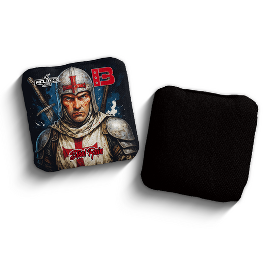 2026 Brotherhood Cornhole Steel Rain Knight Edition ACL Comp Stamped Cornhole Bags