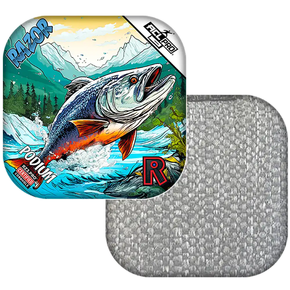 Podium | Alaskan Salmon | ACL PRO Razor Cornhole Bags