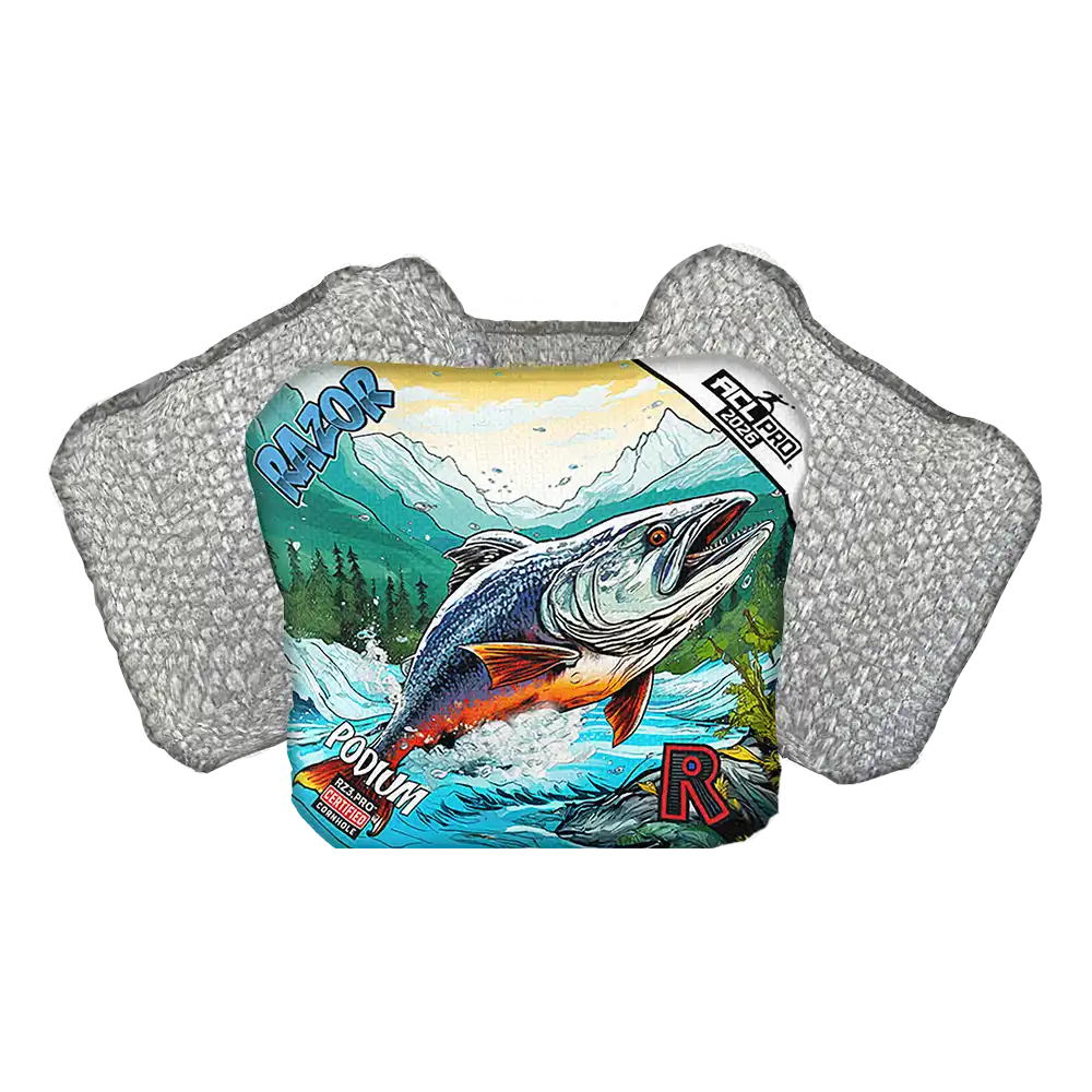 Podium | Alaskan Salmon | ACL PRO Razor Cornhole Bags