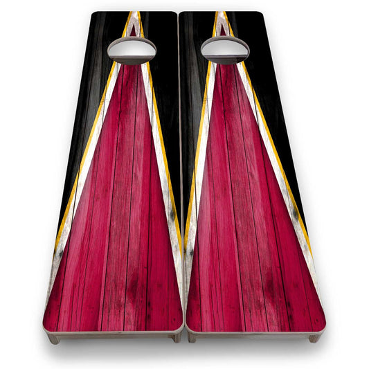 Training Skinny Boards - Sports Theme - Scarlet & Yellow