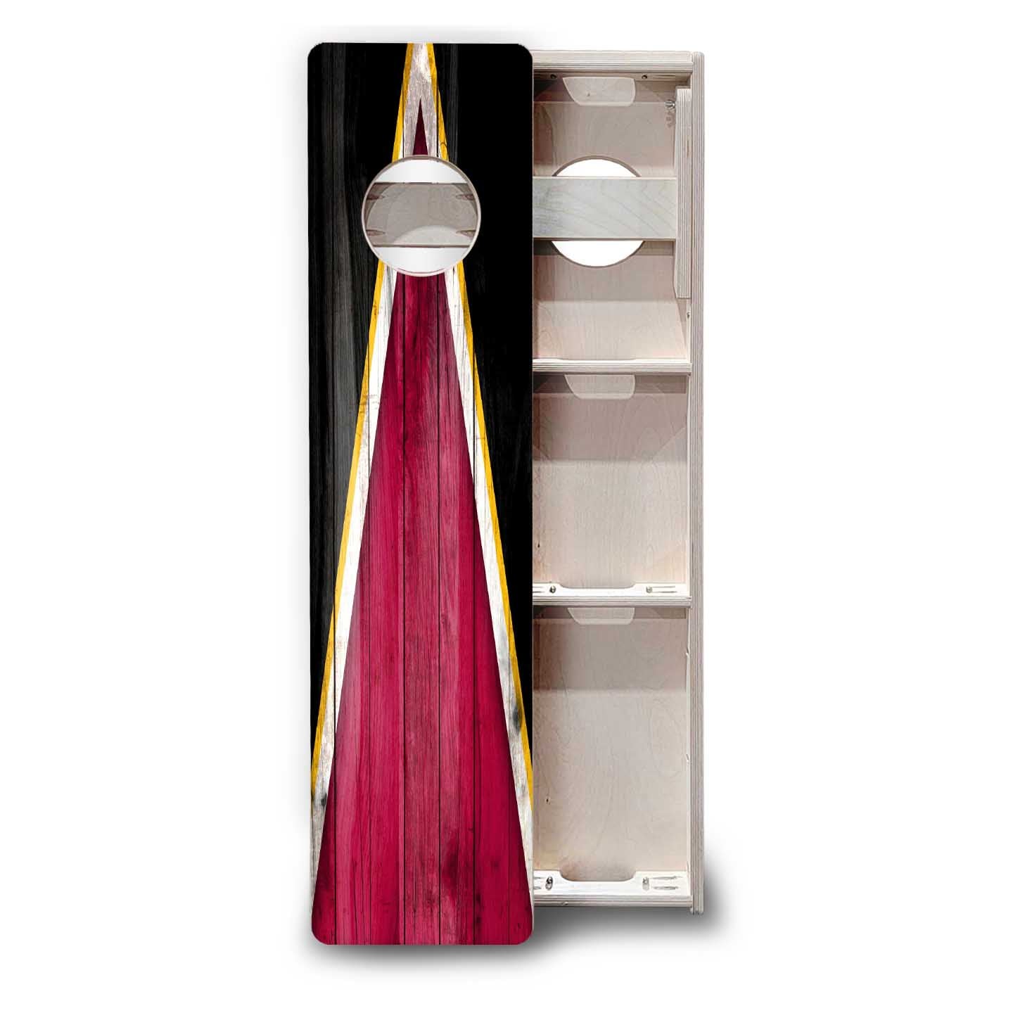 Training Skinny Boards - Sports Theme - Scarlet & Yellow