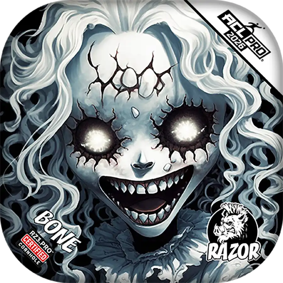 Bone | Scary Girl | ACL PRO Razor Cornhole Bags