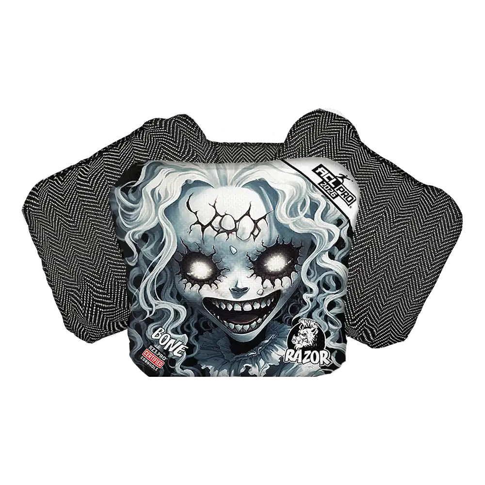 Bone | Scary Girl | ACL PRO Razor Cornhole Bags