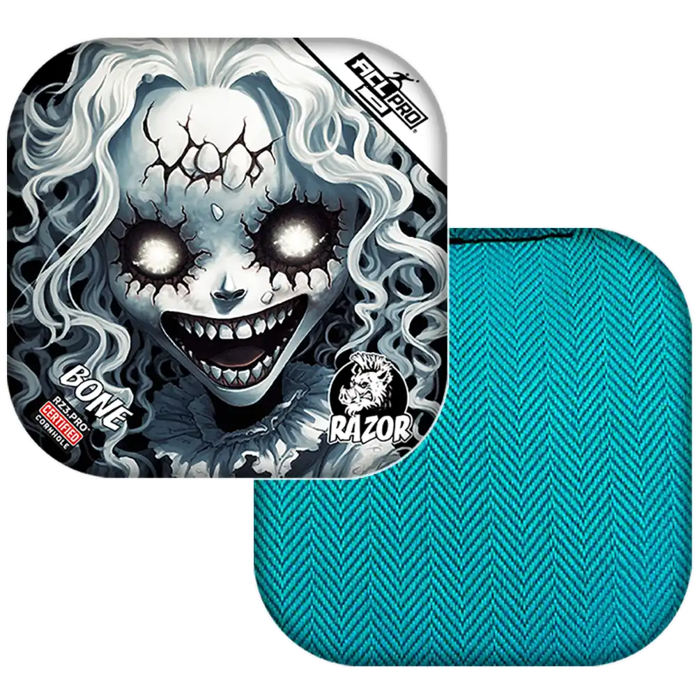Bone | Scary Girl | ACL PRO Razor Cornhole Bags
