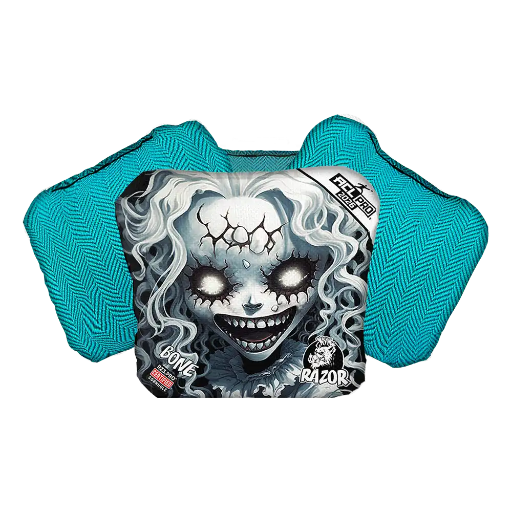 Bone | Scary Girl | ACL PRO Razor Cornhole Bags