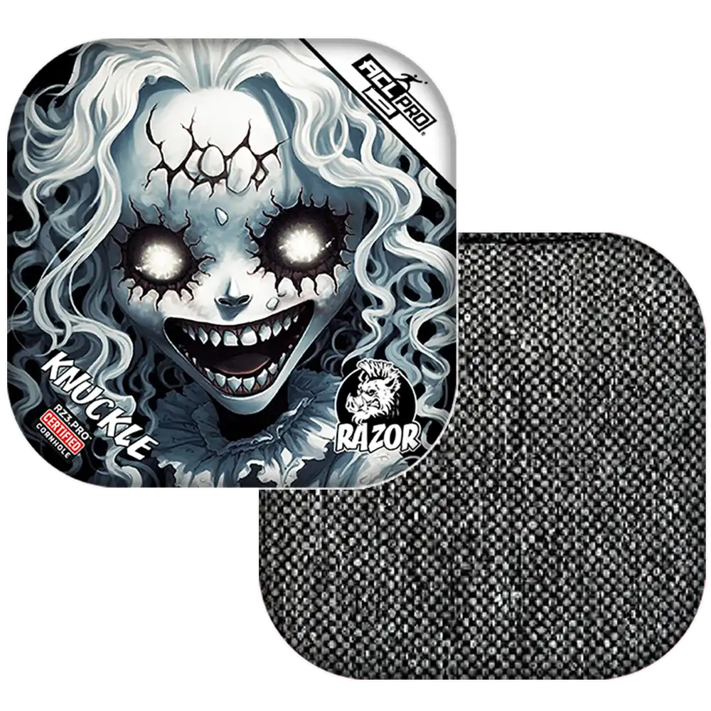 Knuckle | Scary Girl | ACL PRO Razor Cornhole Bags
