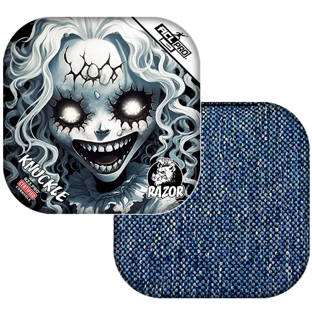 Knuckle | Scary Girl | ACL PRO Razor Cornhole Bags