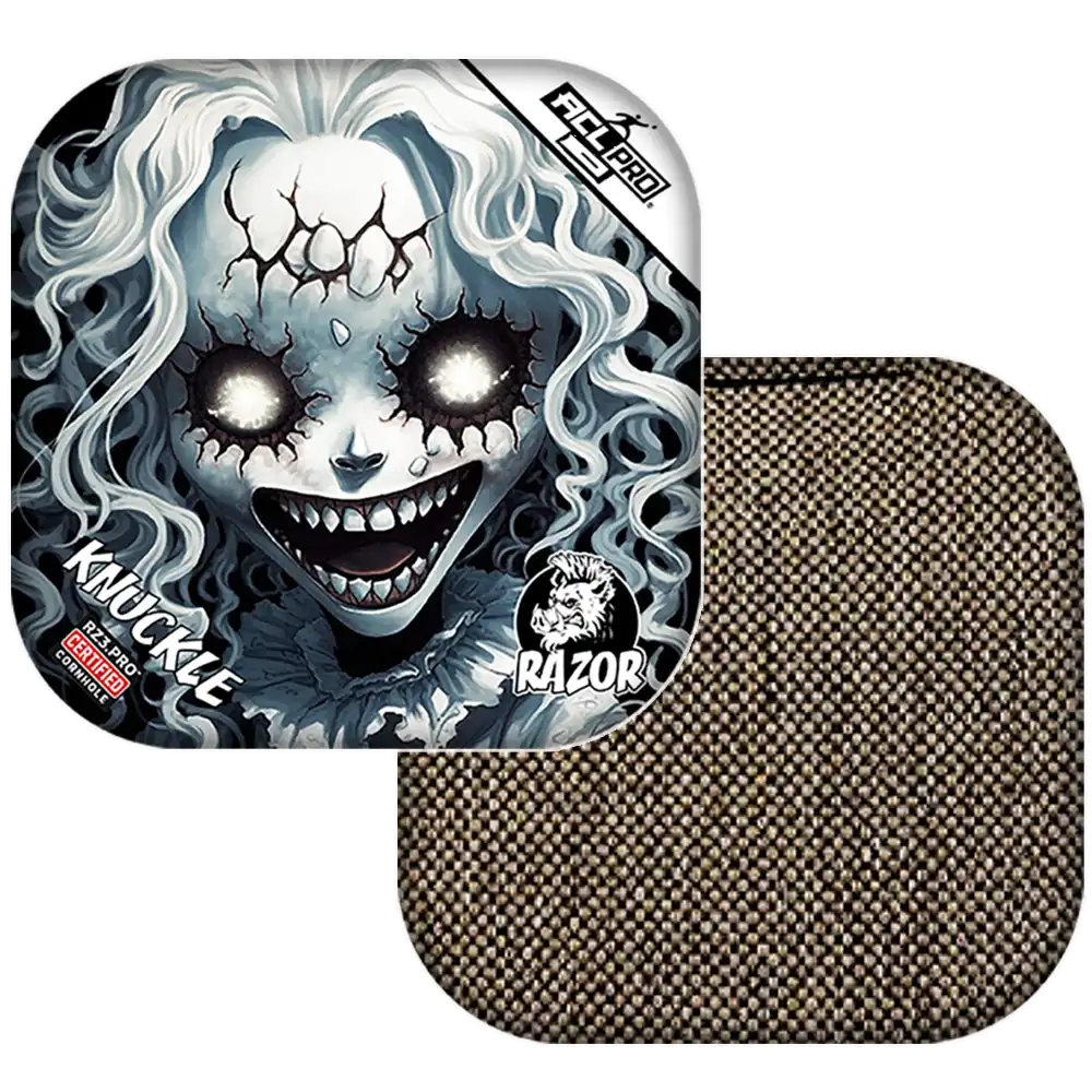 Knuckle | Scary Girl | ACL PRO Razor Cornhole Bags