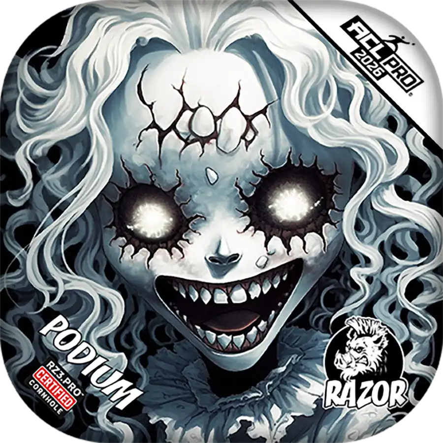 Podium | Scary Girl | ACL PRO Razor Cornhole Bags