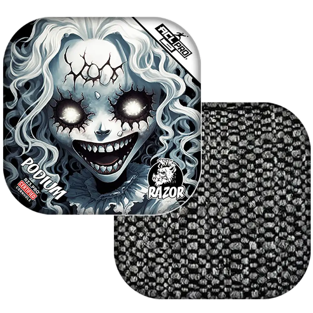 Podium | Scary Girl | ACL PRO Razor Cornhole Bags
