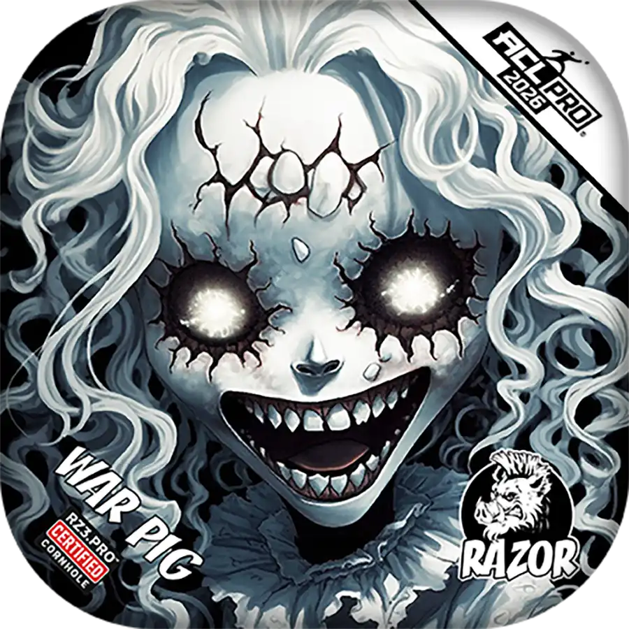 War Pig | Scary Girl | ACL PRO Razor Cornhole Bags