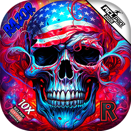 10X | Skull Merica | ACL PRO Razor Cornhole Bags