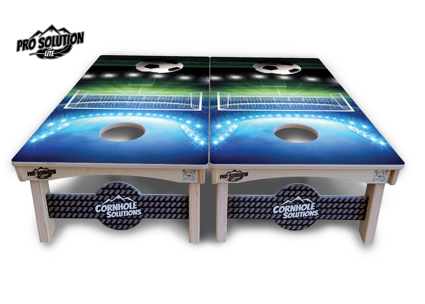 Soccer Cornhole Boards - Pro Solution Lite Series