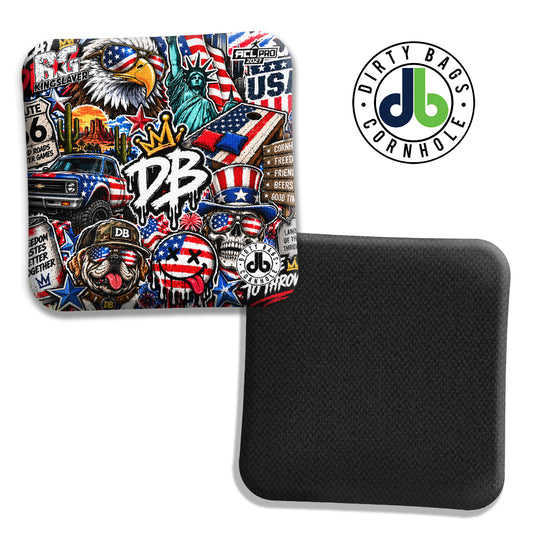 BG Cornhole Bags - Kingslayer - Sticker Bomb USA