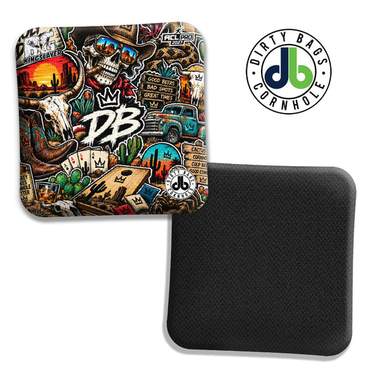 BG Cornhole Bags - Kingslayer - Sticker Bomb Desert