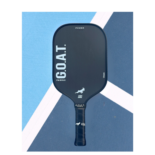 Stealth Power Pure White 14mm Paddle - DUPR+