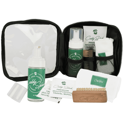 Ultimate Golf Shoe Cleaner Kit – On-the-Go Foaming Cleanser & Wipes