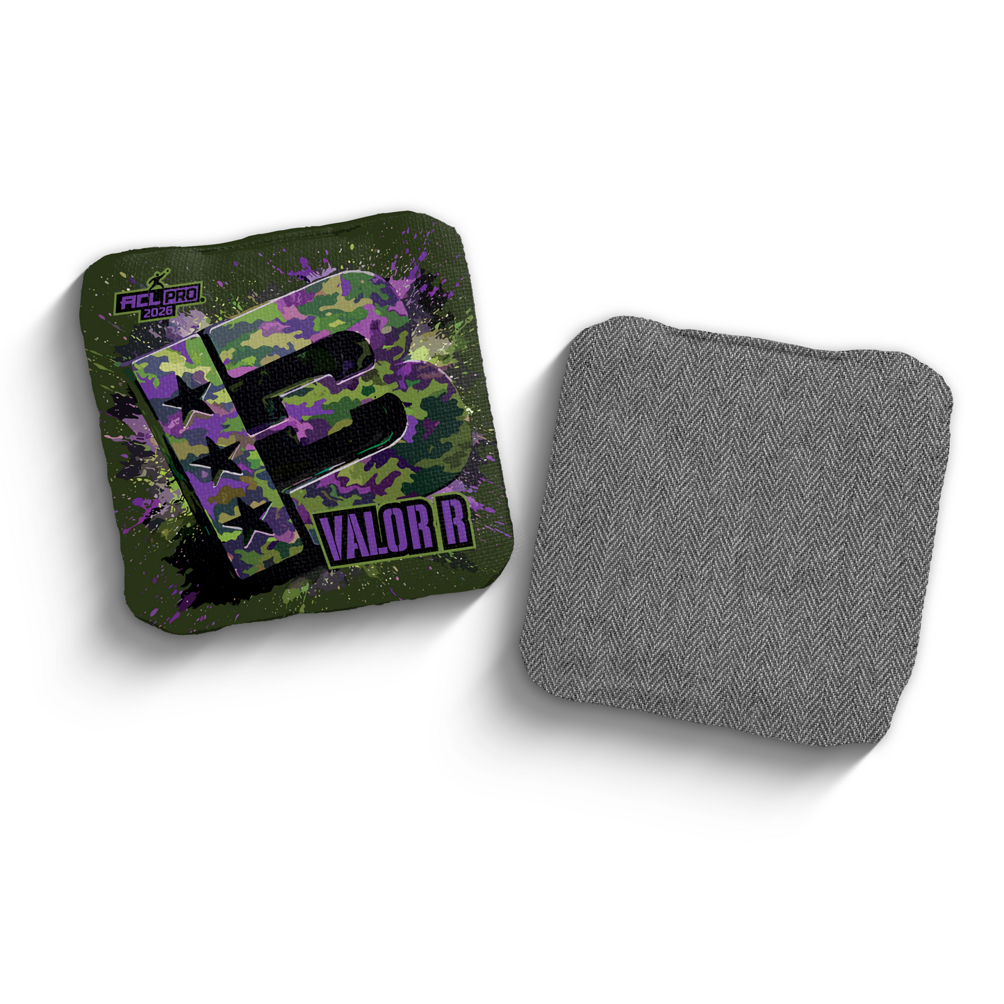 2026 Brotherhood Cornhole Valor 3D Camo Edition ACL Pro Stamped Cornhole Bags